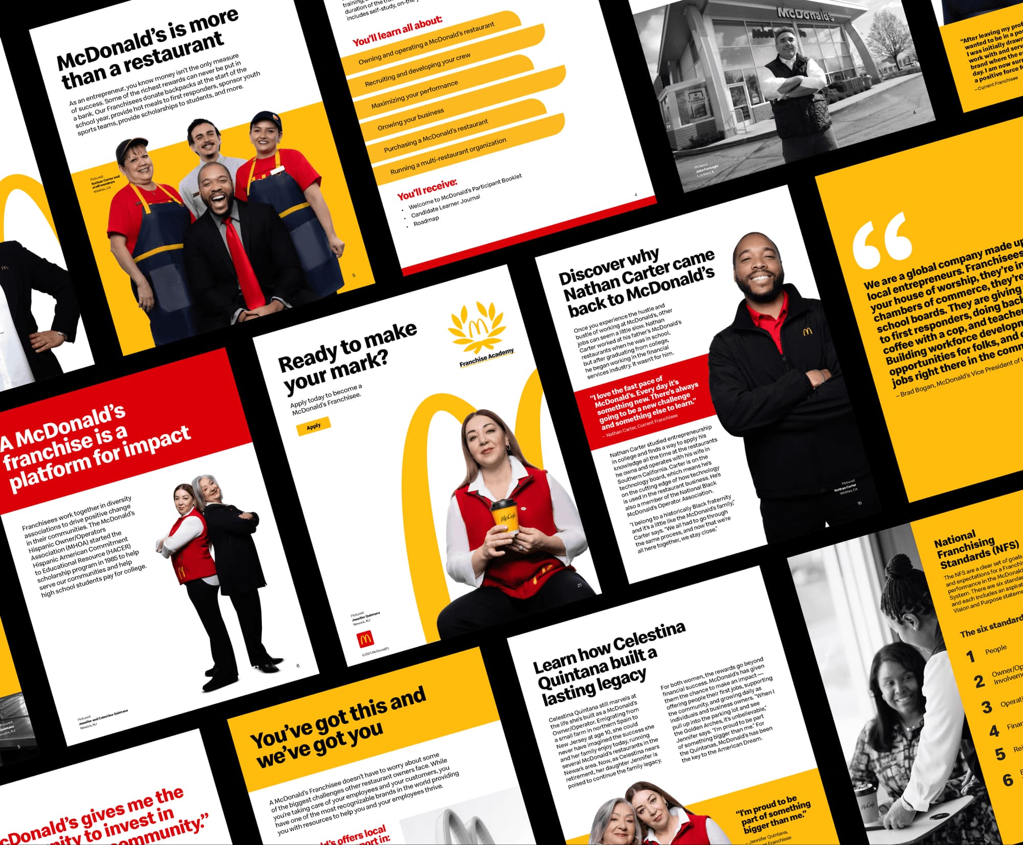 McDonald's franchisee recruitment campaign