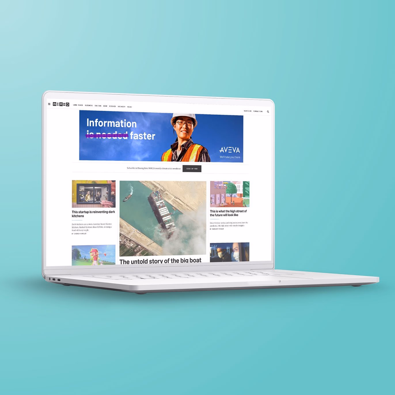 AVEVA campaign website experience