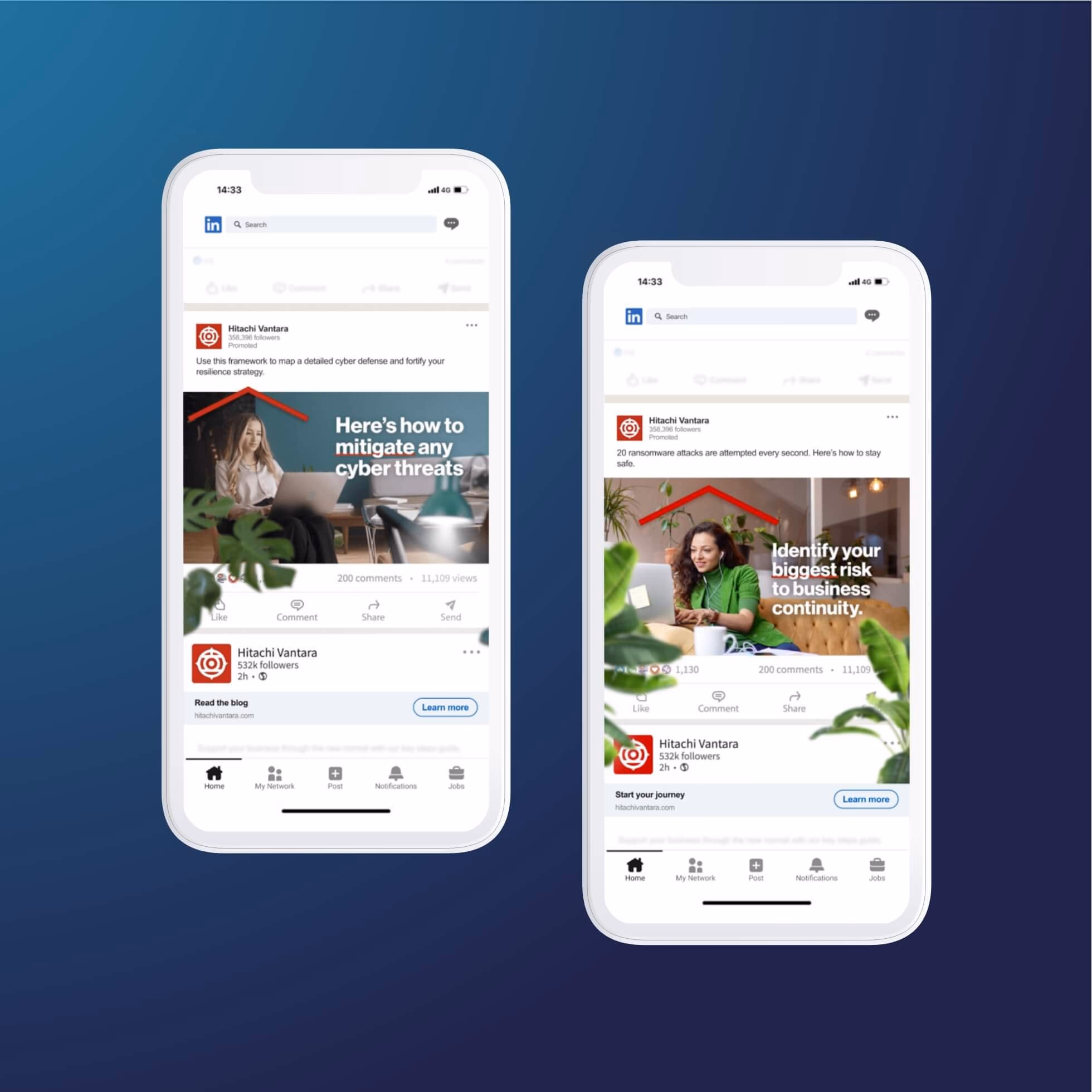 Hitachi Vantara campaign social creative