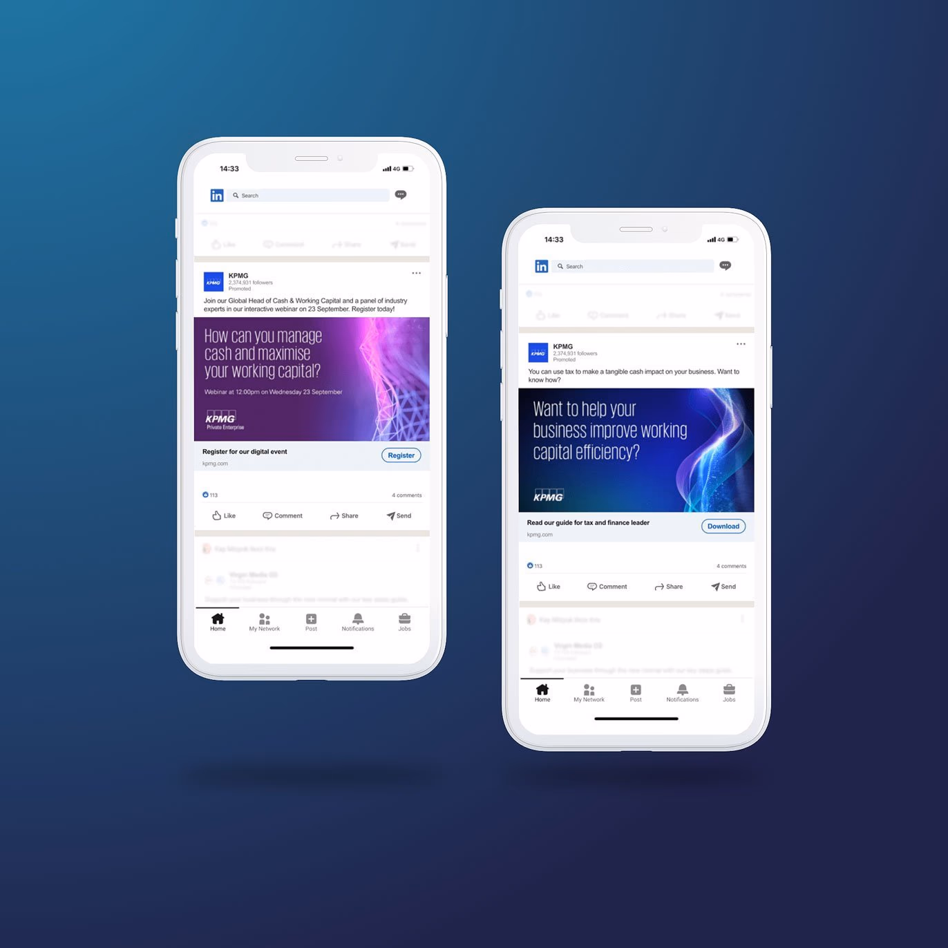 KPMG campaign social creative